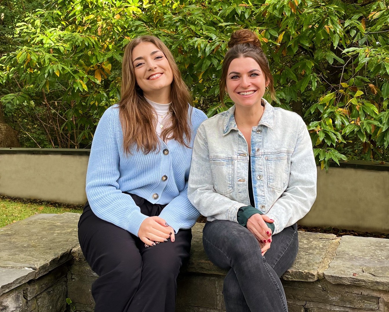 Das Nachhaltigkeitsteam des Medizinischen Dekanats. Von links: Elena Hachem, Christina Böhm.